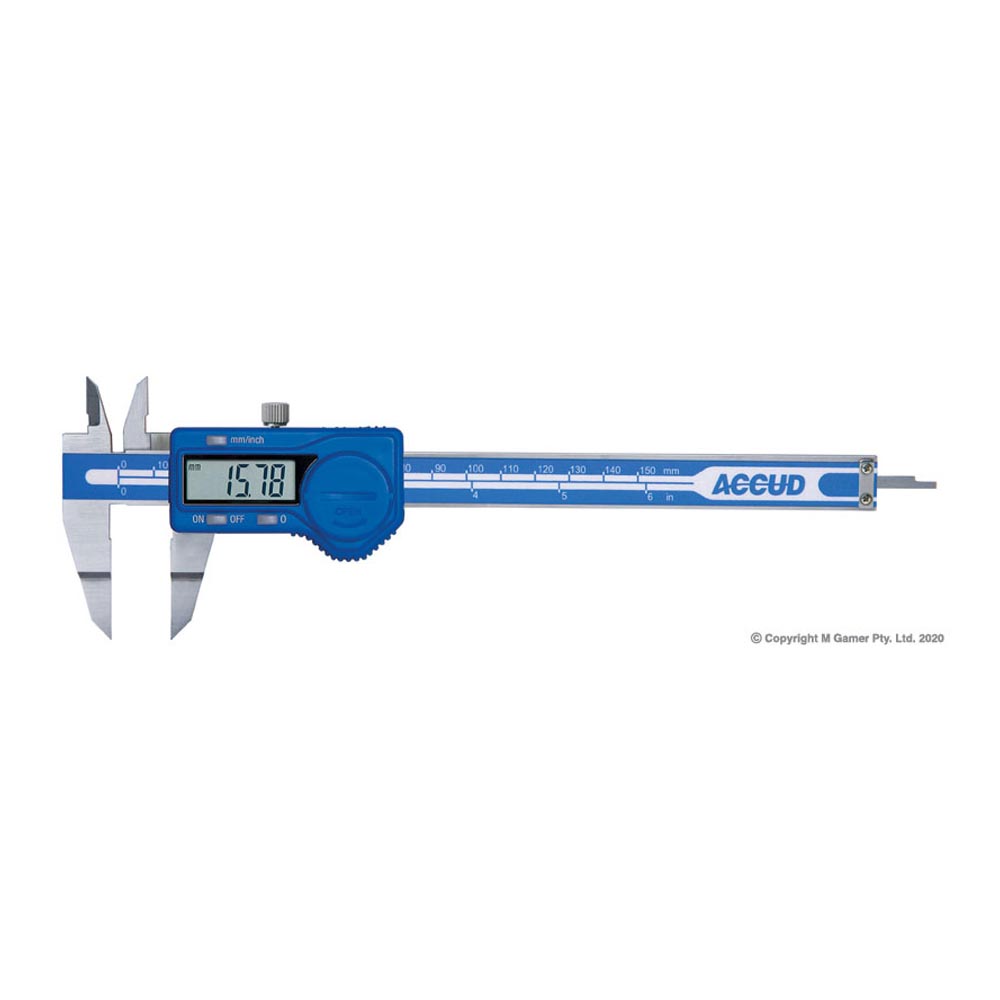 Accud 0-200mm/0-8" Digital Blade Caliper