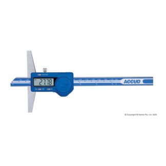 Accud 0-500mm/0-20" Digital Depth Caliper
