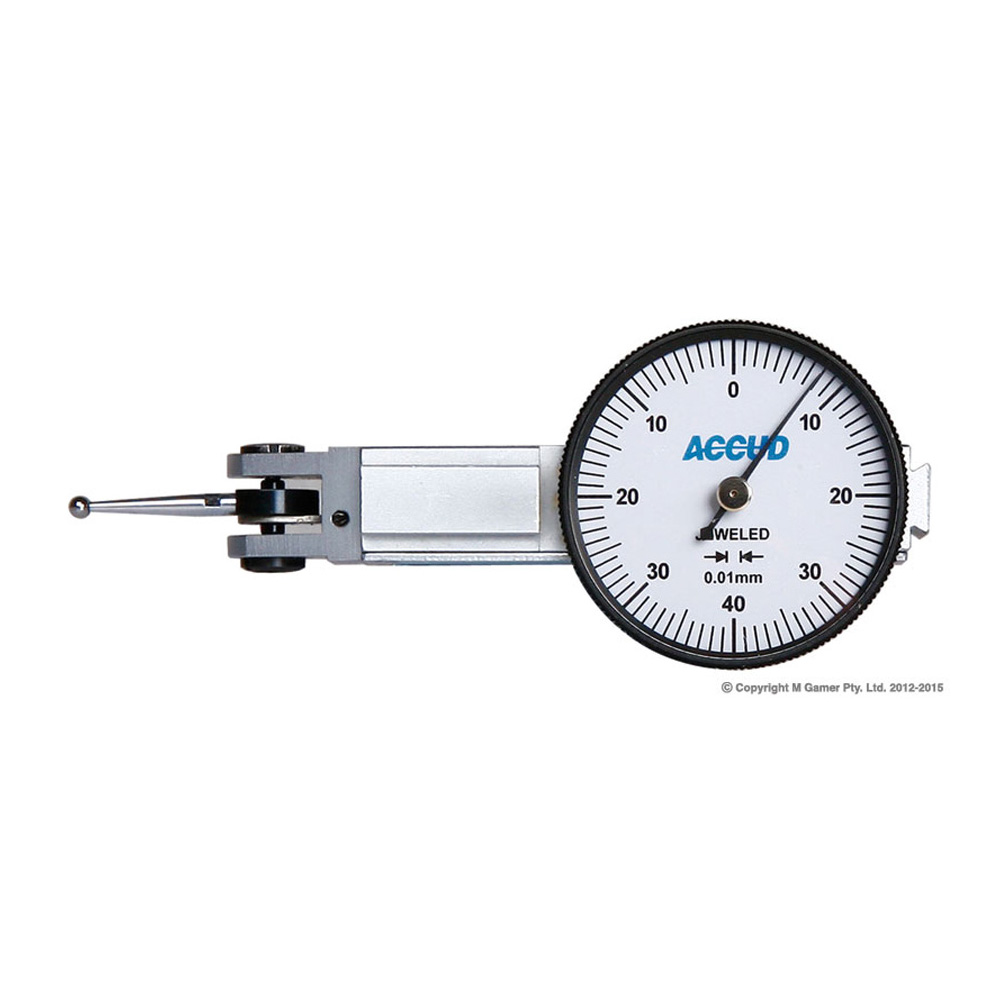 Accud 0.8mm Dial Test Indicator
