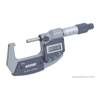 Accud 25-50mm Digital Outside Micrometer IP65