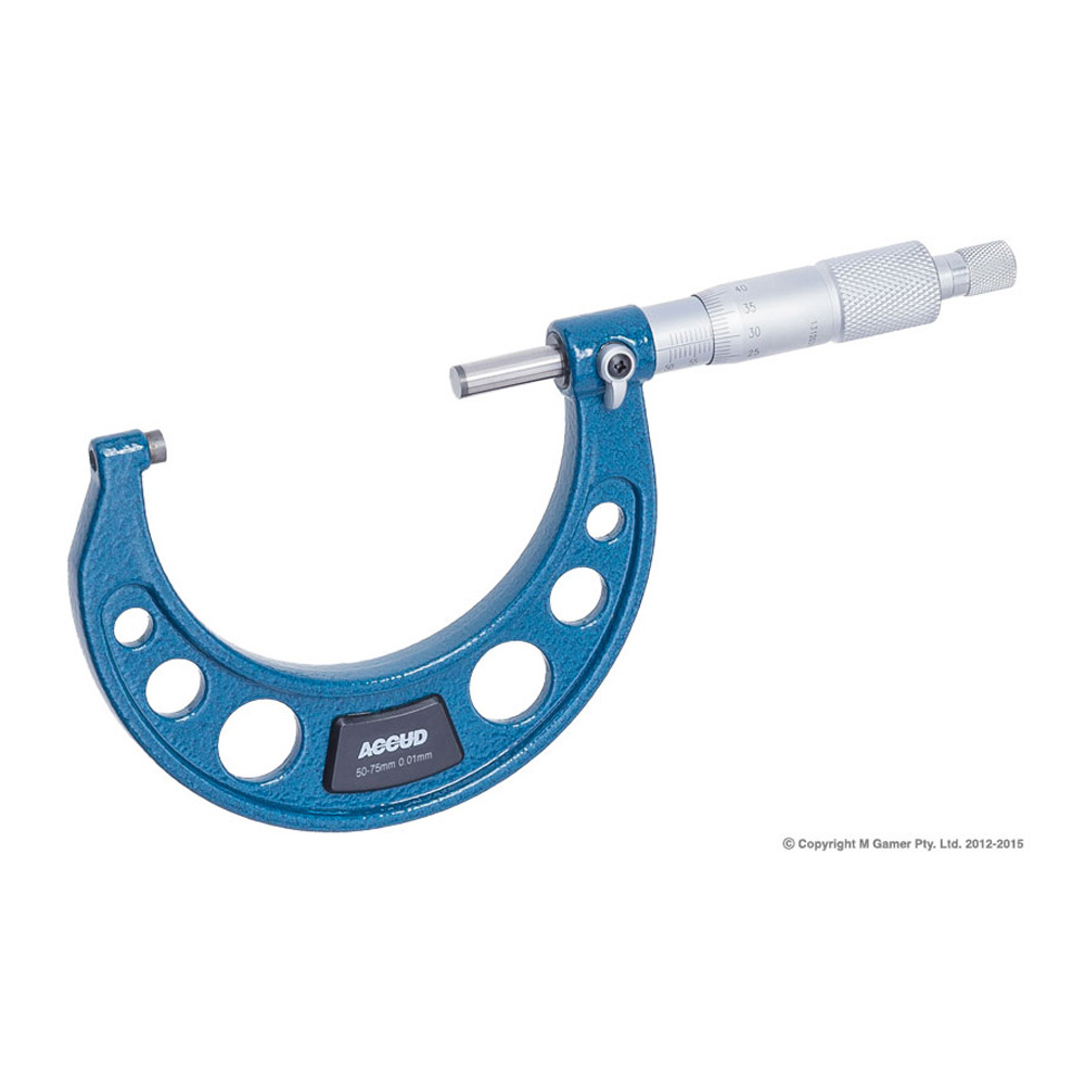 Accud 50-75mm Outside Micrometer