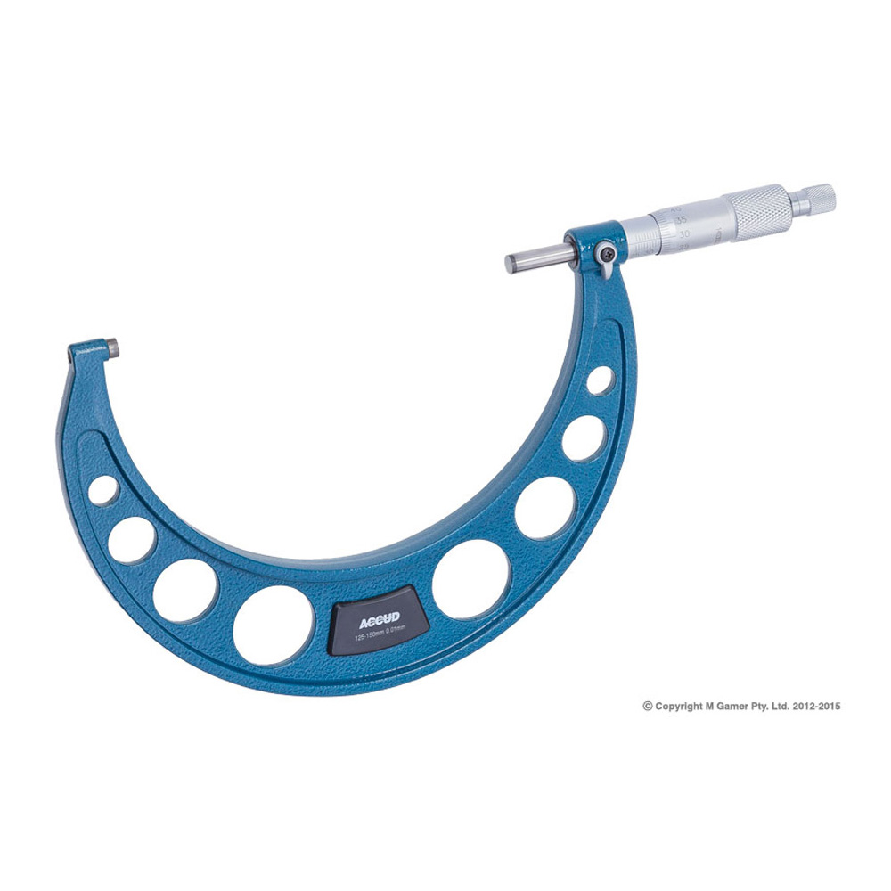 Accud 125-150mm Outside Micrometer