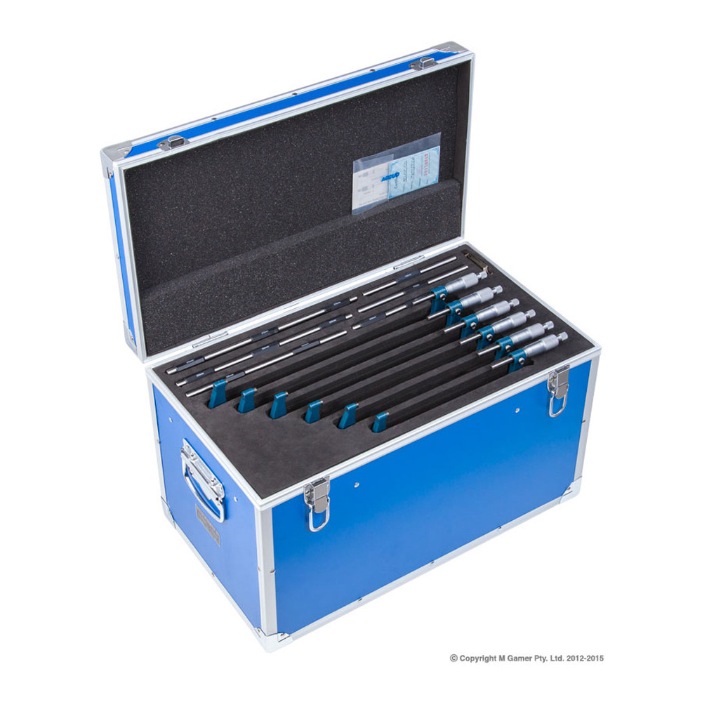 Accud 150-300mm Outside Micrometer Set