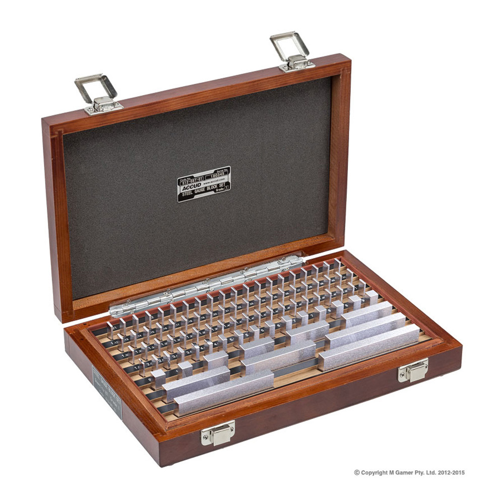 Accud Gauge Block Set 87 Pcs Grade 1