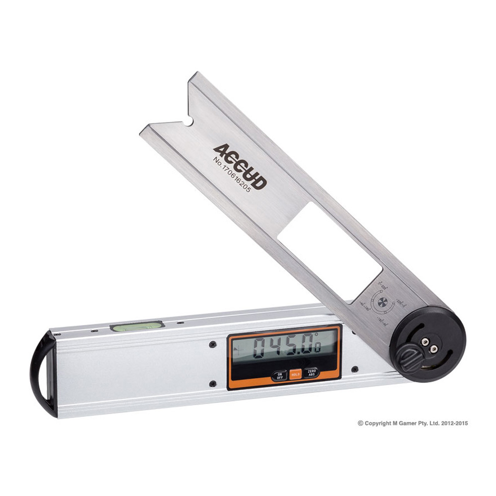 Accud 0 - 360° Digital Protractor