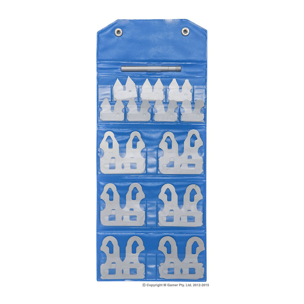 Accud 0.5-13mm Radius Gauge (26 pcs)