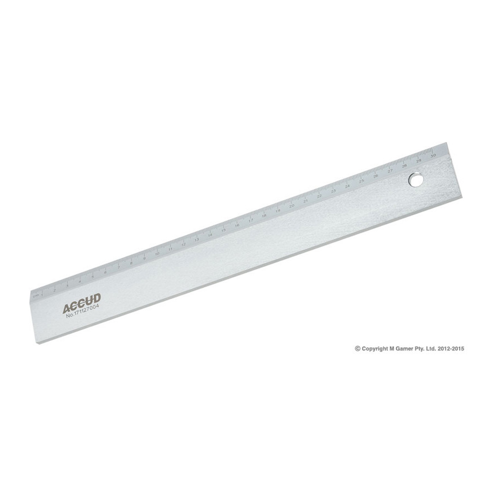 Accud 300mm Straight Edge Rule