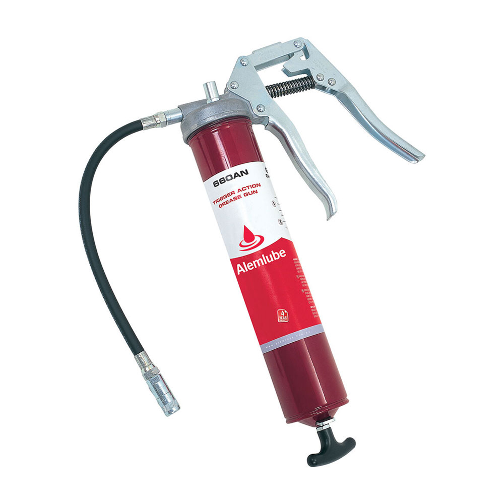 Alemlube 660AN Trigger Action Grease Gun With Flexible Extension