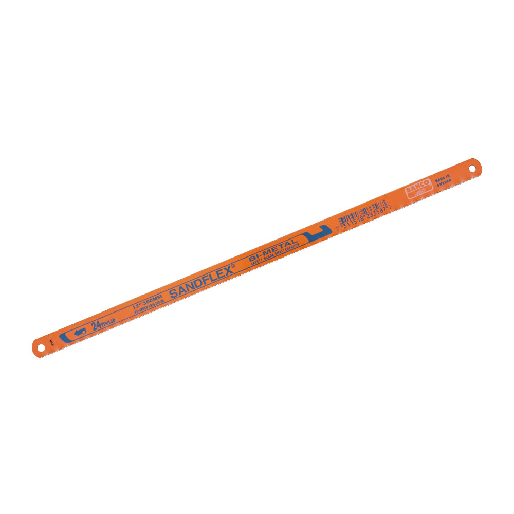 Bahco Hacksaw Blade 300mm/12" 18TPI Flexible Bi-Metal Sandflex