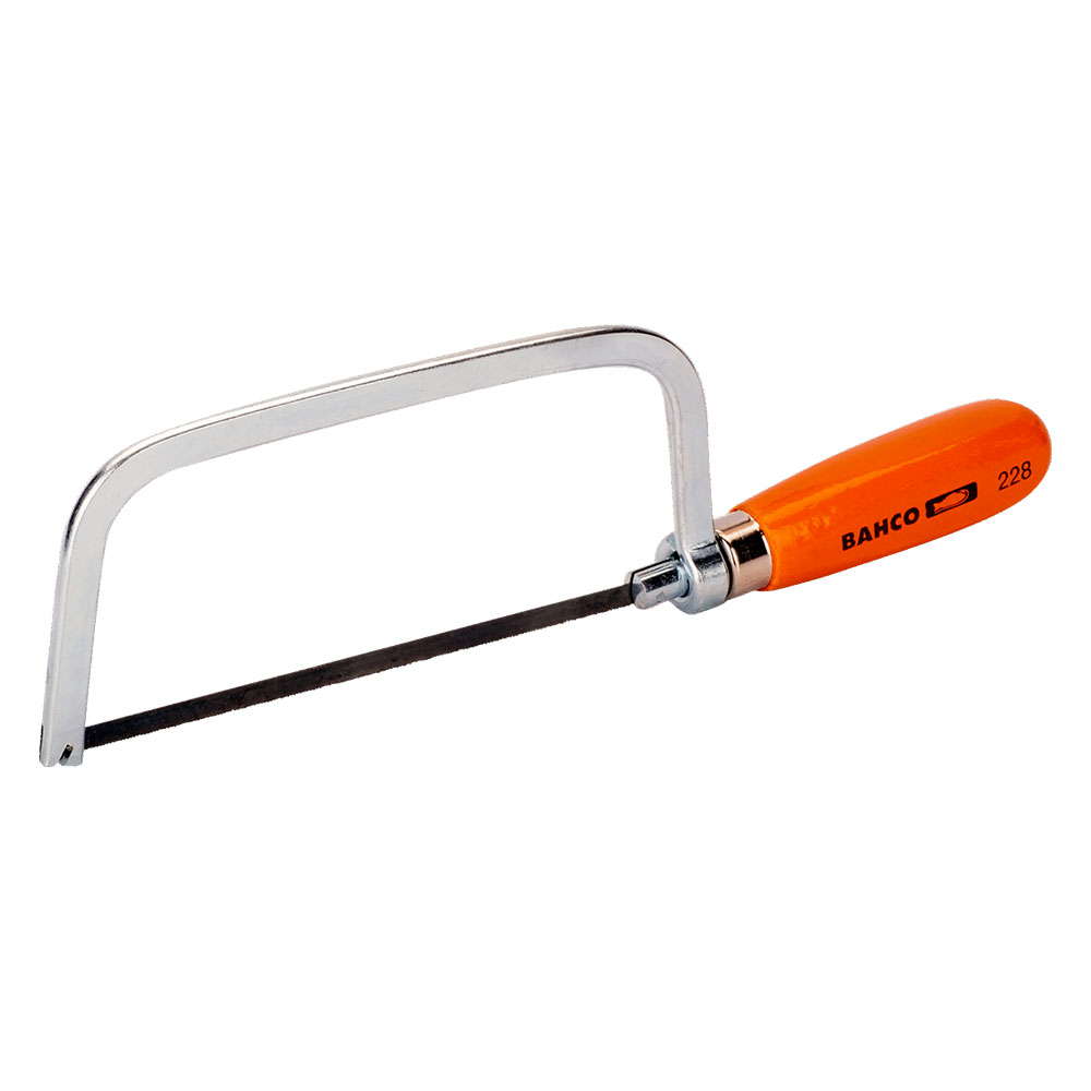 Bahco Junior Hacksaw Frame, Beechwood Handle 150mm