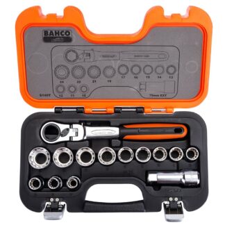 Bahco 14 Piece Metric Pass-Through Socket Set