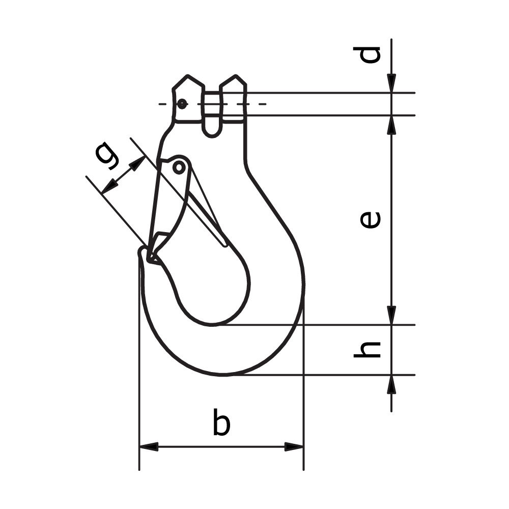 Hook Clevis Safety 20mm - Image 2