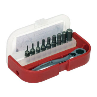 Bikeservice Hand Drive Bit Set - Hex 10pc