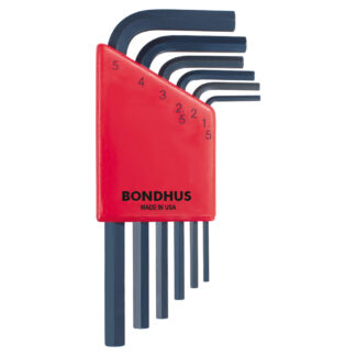 BONDHUS SET 6 HEX L-WR SHORT 1.5-5MM