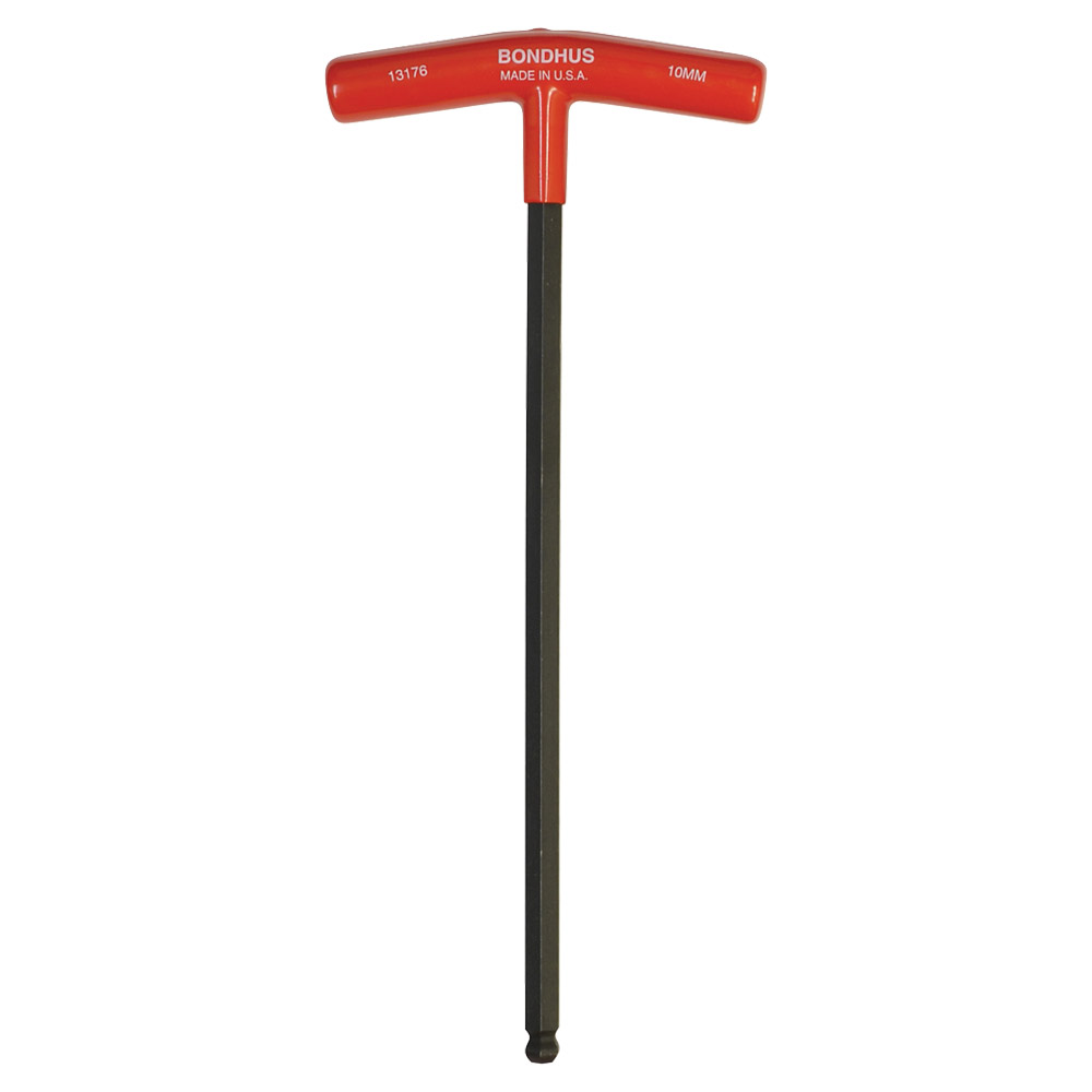 BONDHUS 5/16" HEX T-HANDLE 7.4" (189MM) TAG-BAR 1PK - Image 2