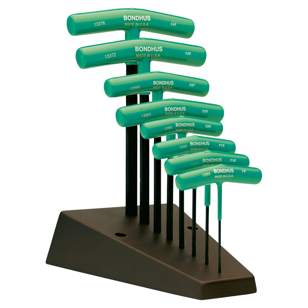 BONDHUS SET 8 TORX T-HDL GRAD T9-T40 STAND - Image 3