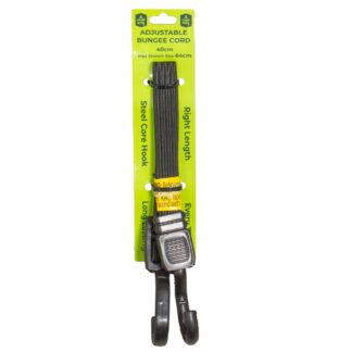 Flat Adjustable Bungee Cord 90cm - 144cm Stretch