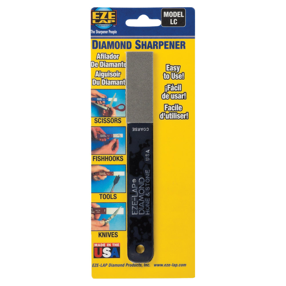 HONE & STONE Coarse Pad on 6"x3/4" Black Handle