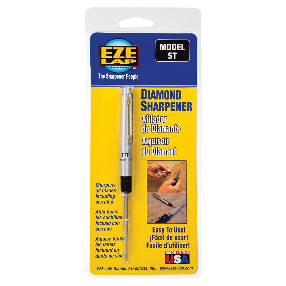 ROUND SHARPENER Pocket Size w/Taper Shaft for Serrated Blads