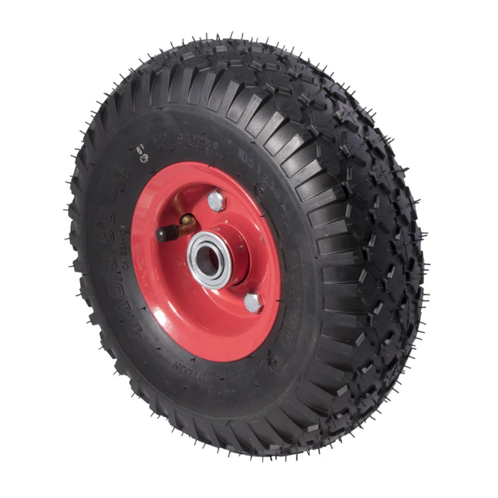 350x4 STR STL 20 Cone Bearing Pneumatic Wheel