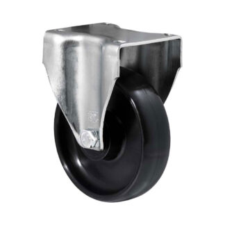 125mm J125 Hard Nylon Roll Bearing Fixed Plate 300kg Castors