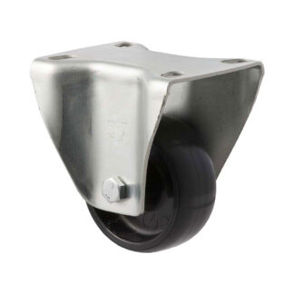 75mm M75 Nylon Plain Bearing Fixed Plate 150kg Castors