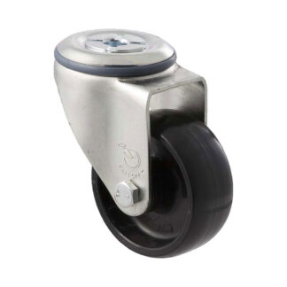 75mm M75 Nylon Plain Bearing Bolt Hole 150kg Castors