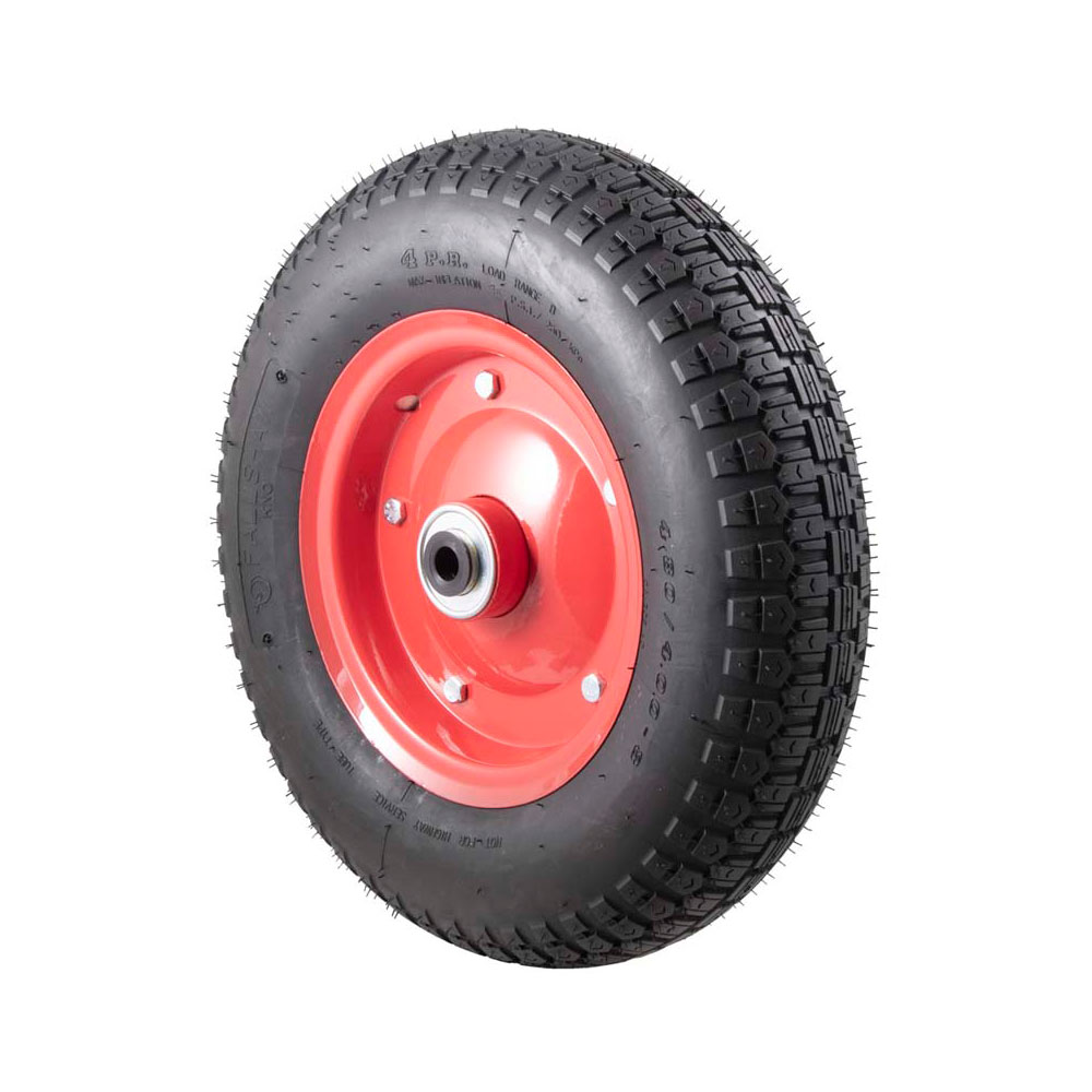 400x8 KNO STL 10 Bearing Semi Pneumatic Wheel