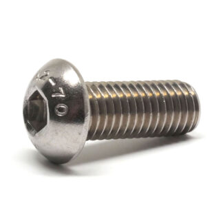 M8 - 1.25 Coarse x 70mm Stainless Steel 304 Button Head Socket Screw