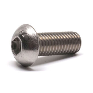M8 - 1.25 Coarse x 50mm Stainless Steel 316 Button Head Socket Screw
