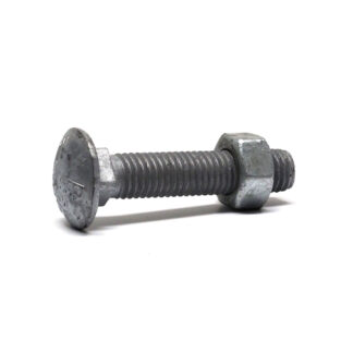 M10 - 1.5 Coarse x 120mm 4.6 Galvanised Cup Head Bolt