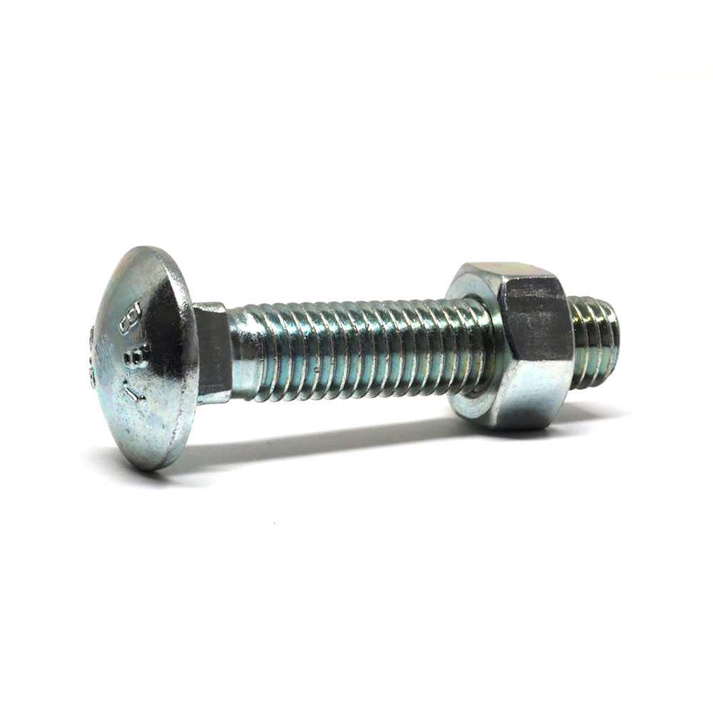 1/2″ 12 BSW x 3.1/2″ Grade 2 Zinc Plated Cup Head Bolt Bolts