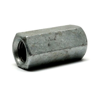 M10 - 1.5 Coarse Steel Class 5 Galvanised Coupler Nut