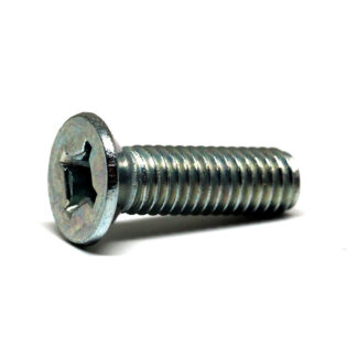 1/4" - 20 BSW x 1.1/4" Steel Zinc Plated Countersunk Head Phillips Metal Thread