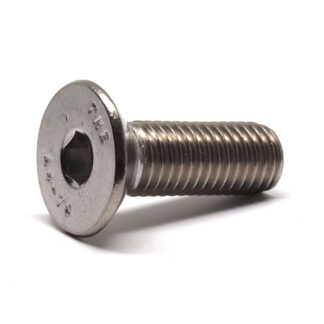 M8 - 1.25 Coarse x 80mm Stainless Steel 316 Countersunk (Flat) Head Socket Screw