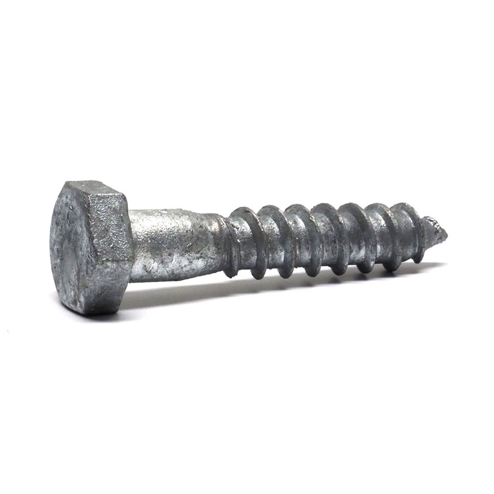 M12 - 1.75 Coarse x 100mm 4.6 Galvanised Coach Screw