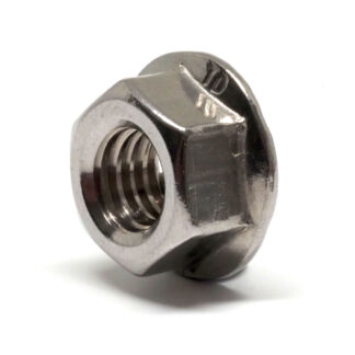 M8 - 1.25 Coarse Stainless Steel 304 Flange Nut