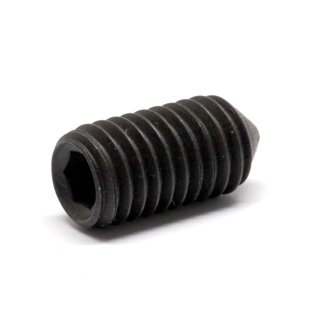 M8 - 1.25 Coarse x 8mm Alloy Steel 14.9 Plain Cone Point Grub Screw