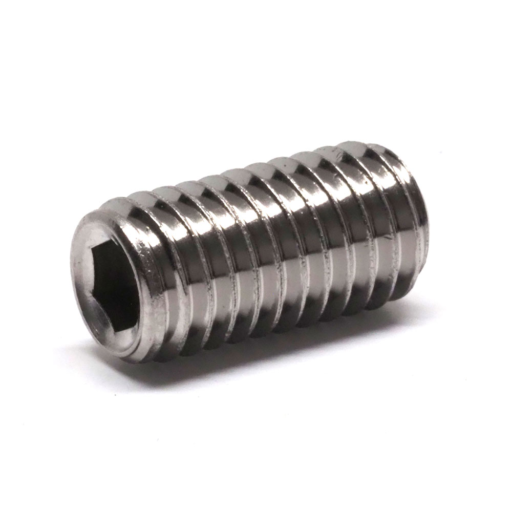 M1.6 - 0.35 Coarse x 3mm Stainless Steel 304 Cup Point Grub Screw