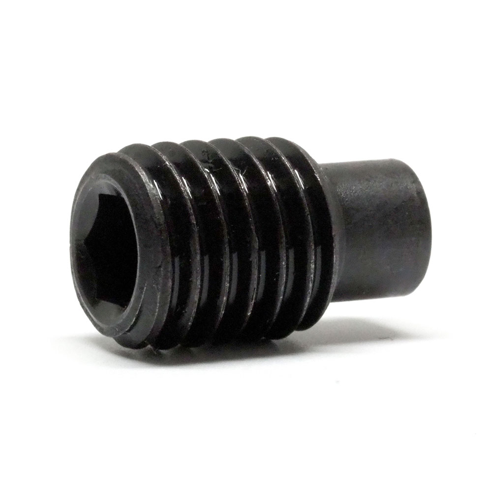 1/4" - 28 UNF x 3/8 Alloy Steel Plain Dog Point Grub Screw