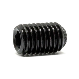 10g - 24 UNC x 1 Alloy Steel Plain Knurled Cup Point Grub Screw