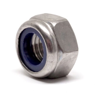 M8 - 1.25 Coarse Stainless Steel 304 Nyloc Nut