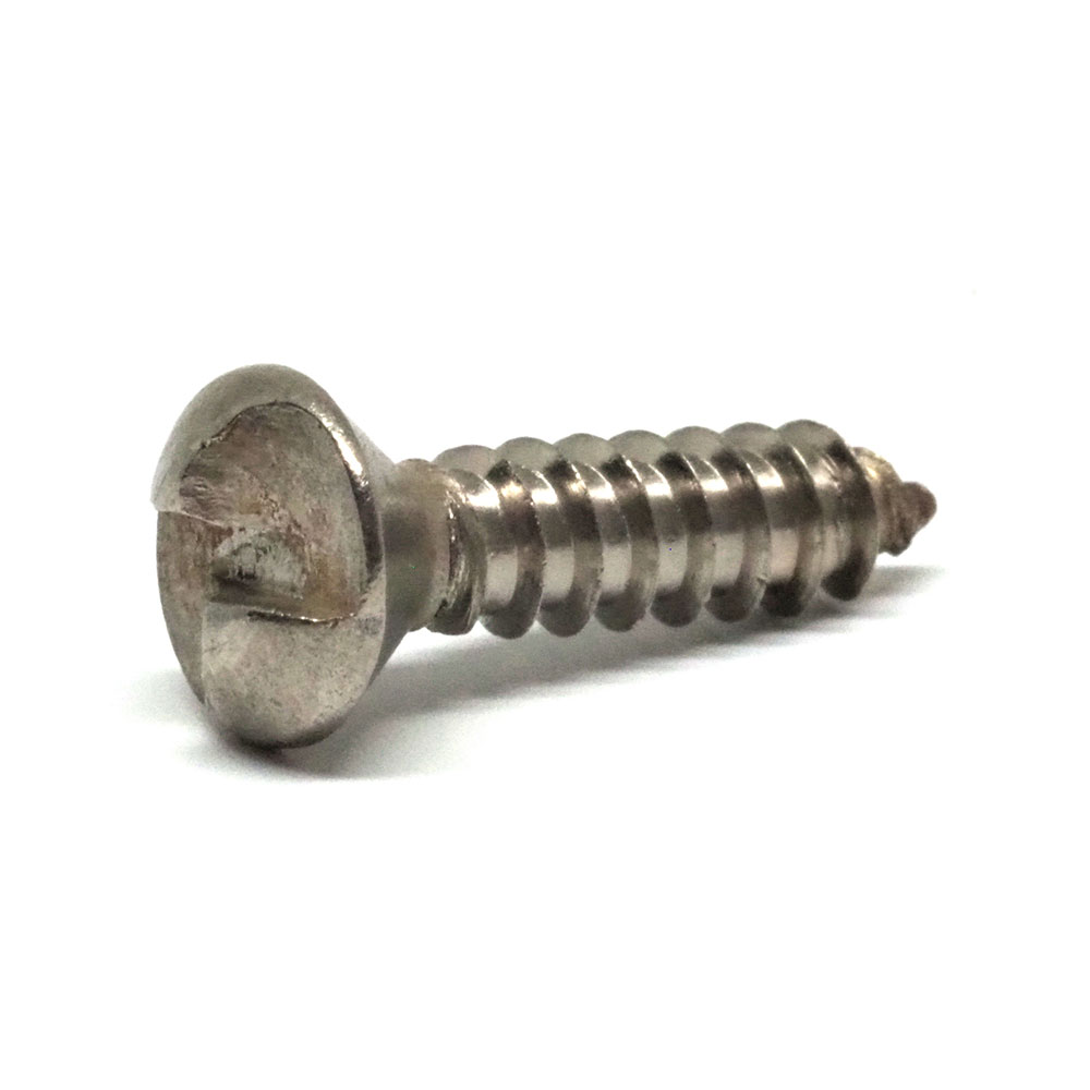 10g x 1.1/2" Stainless Steel 316 Raised Head One Way Self Tapping Screw