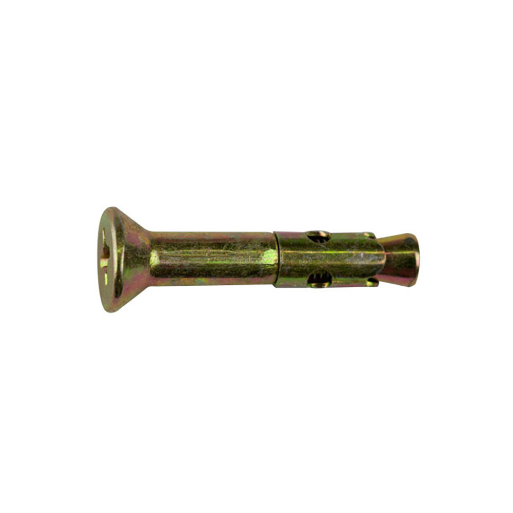 M10 x 100mm Zinc Plated Countersunk Head Sleeve Anchors Bolts