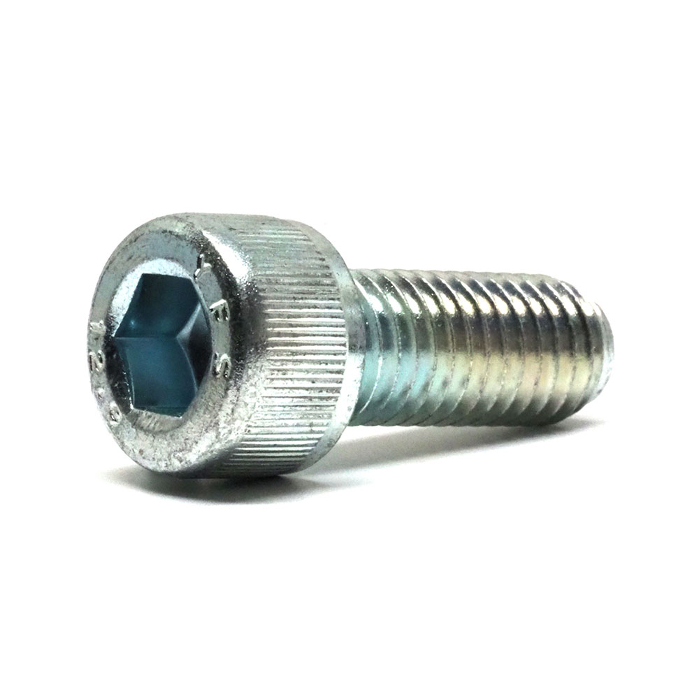 10g - 24 UNC x 3/4 Alloy Steel Zinc Plated Socket Head Socket Screw