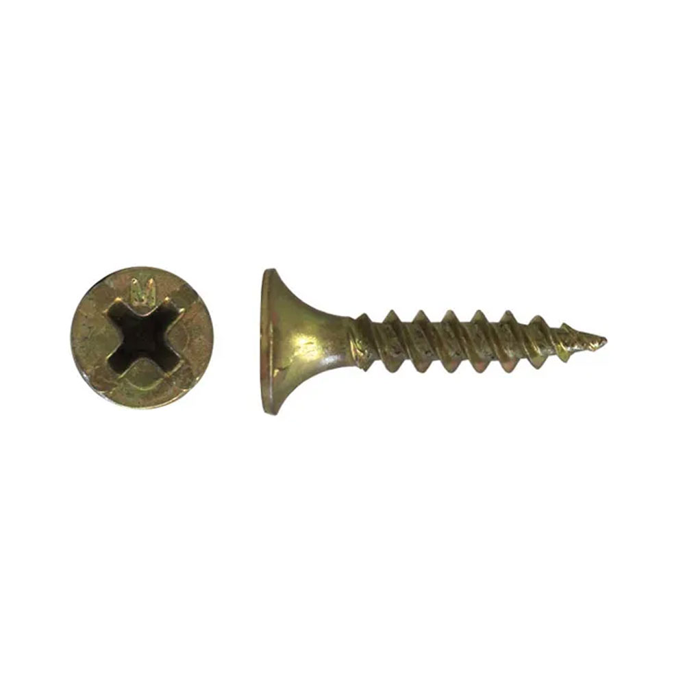 7g-16 x 50mm Zinc Yellow Plated Drywall Screw