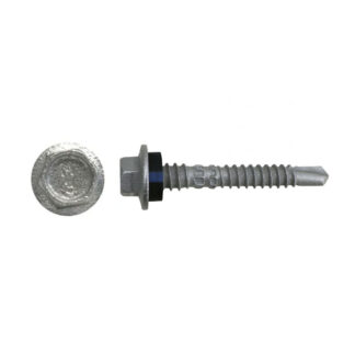 10g-16 x 25mm Class 4 Hex Head Self Drilling Screw For Metal w/Seal