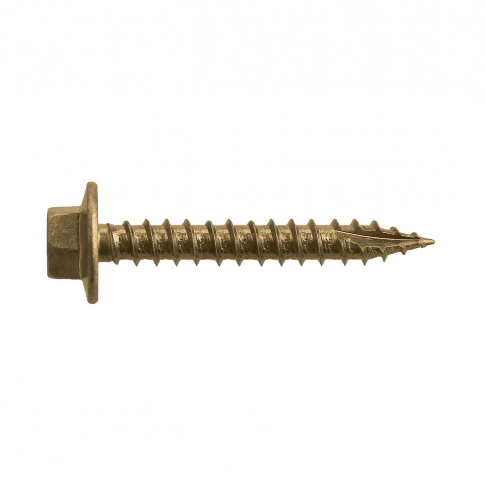 10g-12 x 25mm Zinc Yellow Plated Hex Head Self Drilling Type 17 Screw For Timber