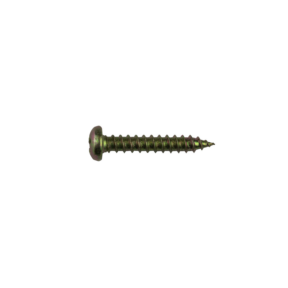 8g-15 x 20mm Zinc Yellow Plated Pan Head Self Drilling Type 17 Screw For Timber