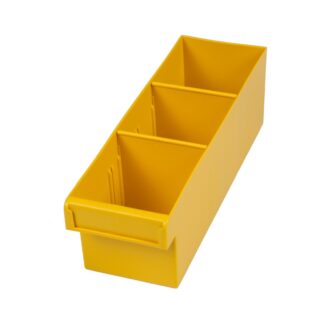 Fischer Spare Parts Tray 100x300x100mm (WxDxH) Yellow